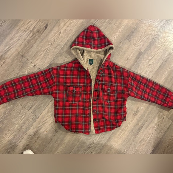 wild fable Jackets & Blazers - Wild Fable Small Red Plaid Coat
